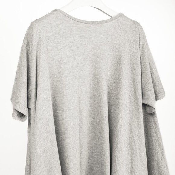 Complex Geometries Grey-Jersey Oversized Short-Sleeve Top - Picture 3 of 8
